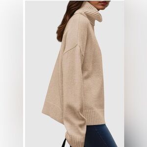 Reformation Beige Cashmere Sweater